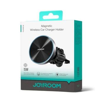 Joyroom JR-ZS240-PRO Car Mount Wireless Charger (Airvent Version) Автомобильный держатель с беспроводной зарядкой 4.7 - 6.8 inch 15W / чёрный (JR-ZS240-PRO-BLK)
