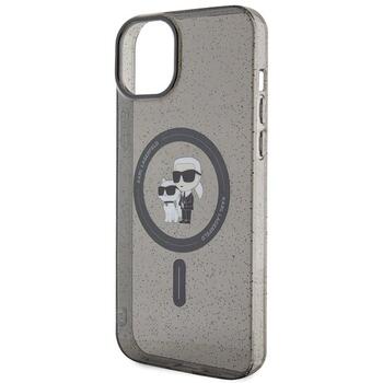 Karl Lagerfeld KLHMP15MHGKCNOK Hardcase Karl&Choupette Gli Aizsargapvalks priekš iPhone 15 Plus / 14 Plus 6.7