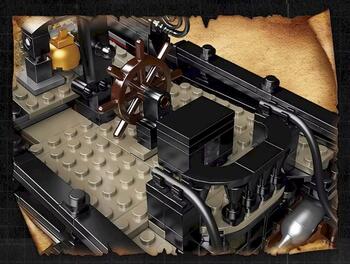 RoGer Pīrātu Kuģa Konstruktora Komplekts Black Pearl 3180gab (5903864977349)