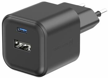 Swissten 3арядное устройство GaN USB-C 35W PD / USB-A 27W QC (22071210)