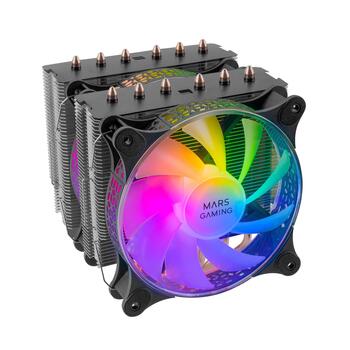 Mars Gaming MCPU-XT CPU Cooler Dual Tower Cooling 300W 2x120mm ARGB Кулер для процессора (MCPUXT)