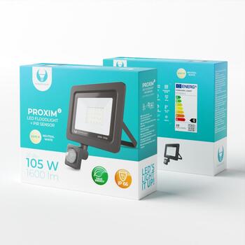 Forever Light Прожектор LED PROXIM II / 20W / 4500K / PIR / IP66 (RTV003611)