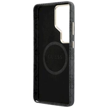 Guess 4G Script MagSafe Case Защитный чехол для Samsung Galaxy S26 Ultra / чёрный (GUHMS26L5P4FWMSK)