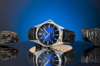 Giewont Elegance Sapphire Мужские часы GW5160-A6 / чёрный-синий (GW5160-A6)