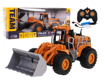 RoGer R/C Rotaļu Mašīna Buldozers ar gaismas un dūmu efektiem (RO-MDP268-3A)
