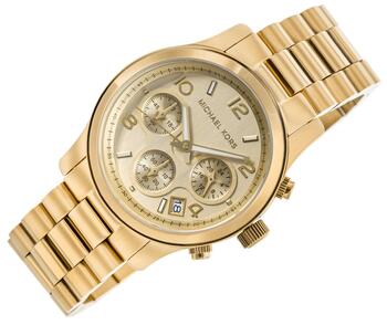 MICHAEL KORS Runway MK7323 Sieviešu rokas pulkstenis / zeltains (MK7323)
