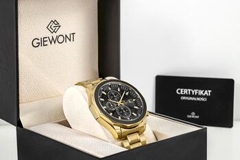 Giewont Chronograph Sapphire Мужские часы / золотой/чёрный (GW7290-B4)