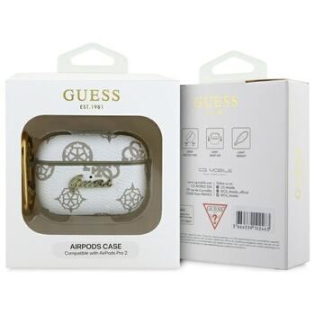 Guess GUAP2PG4GPH AirPods Pro 2 (2022/2023) Защитный чехол / белый (GUAP2PG4GPH)