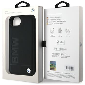 BMW Leather Hot Stamp Чехол для Apple iPhone 16e (BMHCPSE4SLLBK)