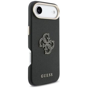 Case Guess FW Resin Logo Aizsargapvalks priekš iPhone Air / melns (GUHCP17M5PS4RGGK)