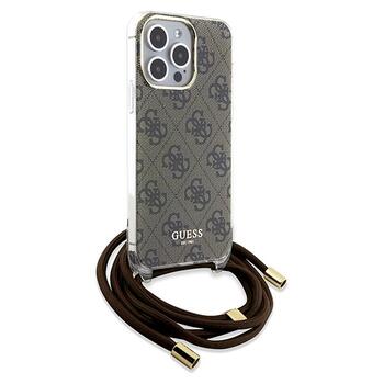 Guess GUHCP15XHC4SEW Crossbody Cord 4G Print Защитный чехол для iPhone 15 Pro Max 6.7