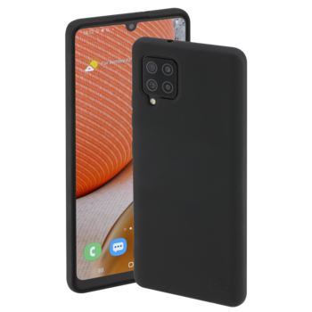 Mocco Liquid Silicone Soft Back Case Силиконовый чехол для Samsung Galaxy A42 5G Черный (MO-LQ-SA-A42-BK)
