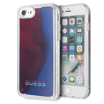 Guess GUHCI8GLCRE California Glow in the dark Защитный чехол для iPhone 7/8/SE 2020 / красный (GUHCI8GLCRE)