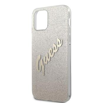 Guess GUHCP12LPCUGLSGO Glitter Gradient Script Hardcase Защитный чехол для iPhone 12 Pro Max 6,7