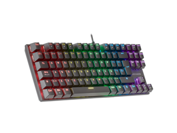 Mars Gaming MK80 Spēļu Mehāniskā Tastatūra RGB / Brown Switch / US (MK80BRUS)