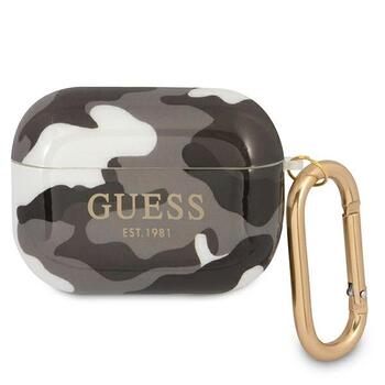 Guess GUAPUCAMG AirPods Pro cover Camo Collection Защитный чехол для AirPods Pro / чёрный (GUAPUCAMG)
