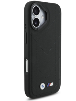 BMW M Quilted Logo MagSafe Case Защитный Чехол для Apple iPhone 17 (BMHMP17S25PSECHK)