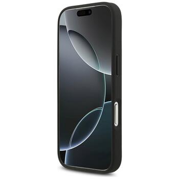 Guess PU 4G Metal Logo Case Aizsargapvalks priekš Apple iPhone 17 Pro (GUHCP17L4GMGGR)
