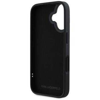 Karl Lagerfeld HC 3D Aizsargapvalks priekš Apple iPhone 16 (KLHCP16SRBCKCHLK)
