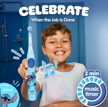 Braun Oral-B iO Disney Stitch Elektriskā zobu birste bērniem (iOS2K.1I9.K)