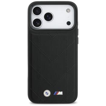 BMW M Quilted Logo MagSafe Case Защитный Чехол для Apple iPhone 17 Pro Max (BMHMP17X25PSECHK)
