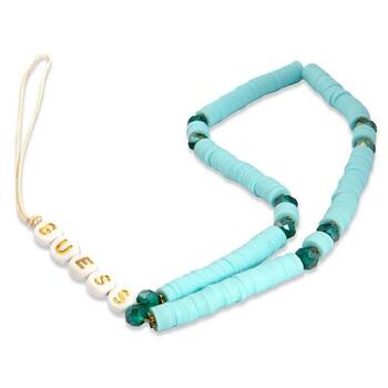Guess Phone Strap GUSTPEARP Ремешок на шею для телефонов Heishi Beads / синий (GUSTPEARP)