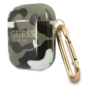 Guess GUA2UCAMA AirPods cover Camo Collection Защитный чехол для AirPods / хаки (GUA2UCAMA)