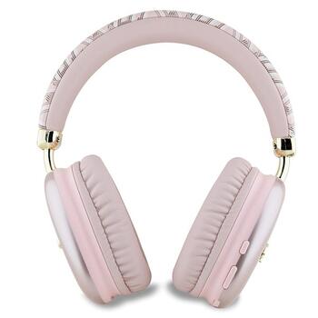 Guess Bluetooth on-ear headphones GUBHK1GCTCSP Gcube Metallic Script Logo Беспроводные наушники / розовый (GUBHK1GCTCSP)