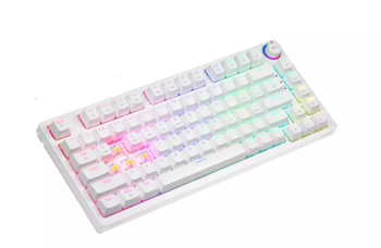 Savio Phenix WHITE GAT YELLOW Mechanical Klaviatūra Spēļu USB + Bluetooth (5901986049302)
