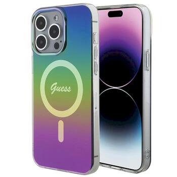 Guess GUHMP15XHITSK Hardcase IML Iridescent MagSafe Защитный чехол для iPhone 15 Pro Max 6.7
