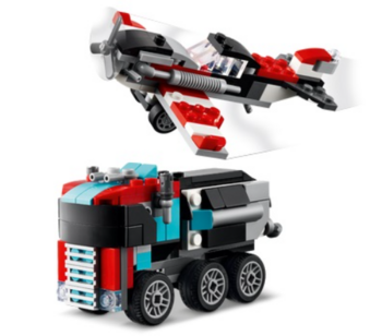 LEGO 31146 Flatbed Truck with Helicopter Konstruktors (31146)