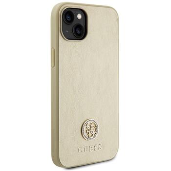 Guess Strass Metal Logo Back Case Защитный Чехол для Apple iPhone 15 Plus (GUHCP15MPS4DGPD)