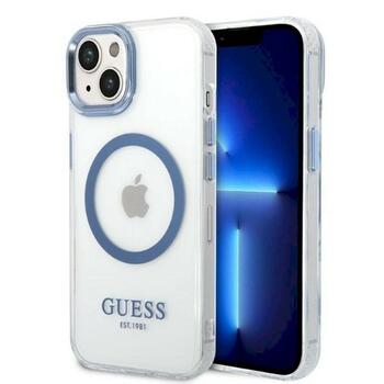 Guess GUHMP14MHTRMB Hardcase Metal Outline Magsafe Защитный чехол для iPhone 14 Plus / 15 Plus 6.7