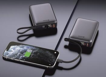 Swissten Power Bank 20000 mAh 45W со встроенным кабелем USB-C (22013976)