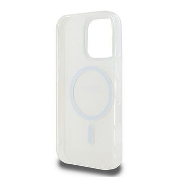 DKNY Repeat Texture Pattern With Stripe Защитный Чехол для Apple iPhone 16 Pro Max (DKHMP16XHRHSEP)