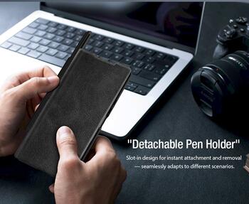 Nillkin Qin Book PRO Pen Slot Case Защитный чехол с отделением для стилуса для Samsung Galaxy Z Fold 7 / чёрный (57983126247)