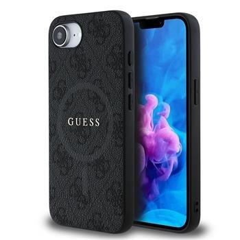 Guess PU Leather 4G Colored Ring MagSafe Case Чехол для Apple iPhone 16e (GUHMPSE4G4GFRK)