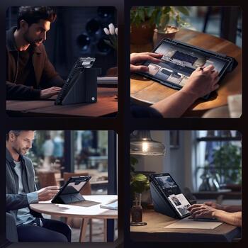 Nillkin Bumper PRO Protective Stand Case Multi-angle Maciņš Planšetdatoram Apple iPad Pro 12.9 2020/2021/2022/ Air 13 2024/2025 (57983126046)