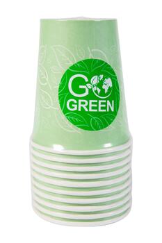 Go Green Papīra Glāzes 250ml 10gab (1900986)