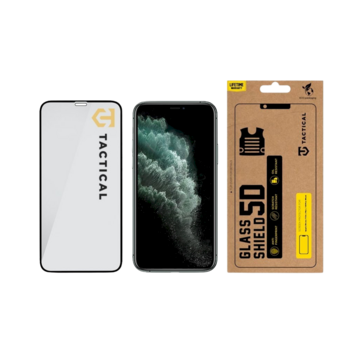 Tactical Glass Shield 5D Защитное стекло для Apple iPhone 11 Pro Max/XS Max / чёрный (TA-2452044)