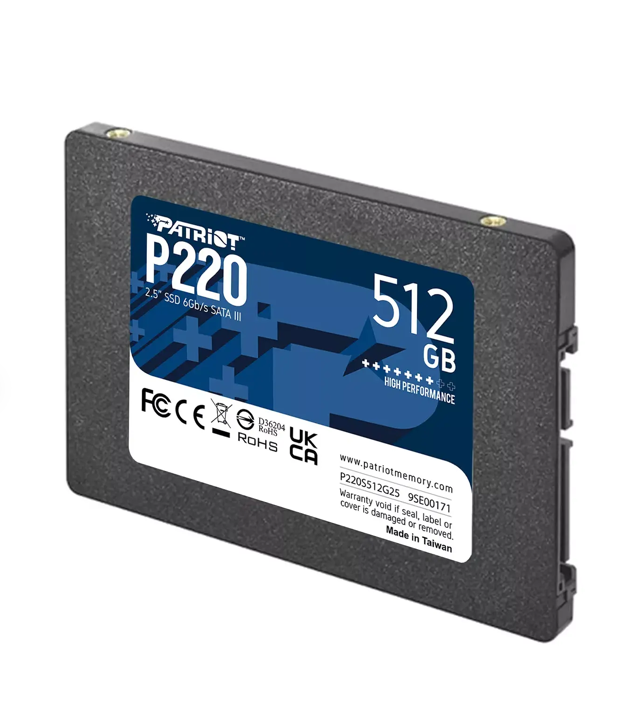 Patriot P220 SSD диск 512GB (P220S512G25)