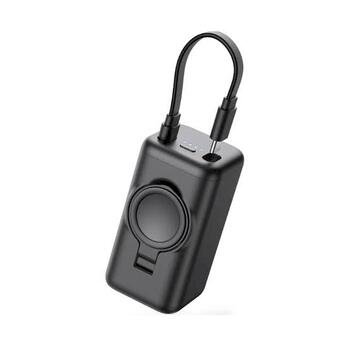 Joyroom JR-W13 Power Bank Magnetic Wireless Charging for Apple Watch, C+Lightning, 3W, 5000 mAh, with Type-C - Lightning Cable Внешний аккумулятор 5000 mAh / чёрный (JR-W13-BLK)