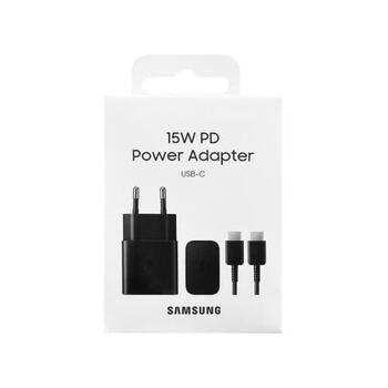 Samsung EP-T1510X Адаптер 15W / Type-C Провод 1m (EP-T1510XBEGEU)