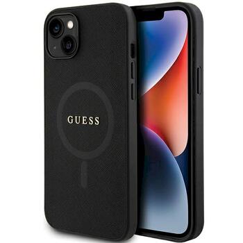 Guess GUHMP15MPSAHMCK Hardcase Saffiano MagSafe Защитный чехол для iPhone 15 Plus / 14 Plus 6.7