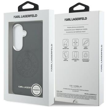 Case Karl Lagerfeld Perforated KL MagSafe Защитный чехол для Samsung Galaxy S26 Plus / чёрный (KLHMS26MPSKRPMK)