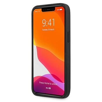 AMG AMHCP13LGSEBK Back Case Кожанный Чехол для телефона Apple iPhone 13 Pro Черный (AMHCP13LGSEBK)