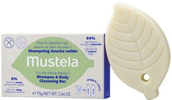 Mustela Bébé Bar Soap Детское кусковое мыло 75g (3504105039813)