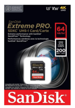 SanDisk Extreme Pro Карта Памяти 64GB (SDSDXXU-064G-GN4IN)