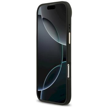 Guess 4G Stripe MagSafe Защитный чехол для iPhone 17 Air / чёрный (GUHMP17MPG4SEMCK)