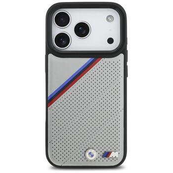 BMW M Tricolor Metal Logo MagSafe Case Защитный Чехол для Apple iPhone 17 Pro (BMHMP17L25PCSPEG)